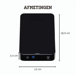Harde Schijf Extern PS5 [ 2TB ] - Externe Harde Schijf Met LED Display Geschikt Voor PS5/PS4/PC - PS5 Opslag Met USB 3.0 — thumbnail 6