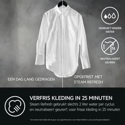 AEG LR7696AAD4 EcoLine 7000 serie ProSteam® - Wasmachine - 10% zuiniger dan energielabel A - 9kg - Autodose — thumbnail 5
