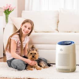 AG320 Luchtreiniger - Air Purifier -Luchtreinigers met Hepa Filter - Slaapkamer Air Cleaner - Slaapstand - Kinderslot - High Quality Filtersystem - Voor Schone Gezonde Lucht -Tegen Stof, Hooikoorts En Allergie - Verwijdert 99,97% -Display — thumbnail 6