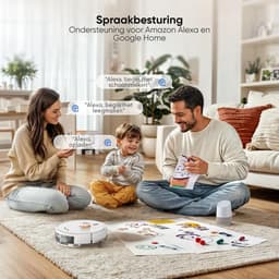 Teendow D20S Max+ Robotstofzuiger & Vachtverzorging Huisdieren – Complete Groomingkit - 3L Zelfledigend Dock, 6000Pa, Dweilfunctie, PreciSense LiDAR, App & Spraakbediening — thumbnail 14
