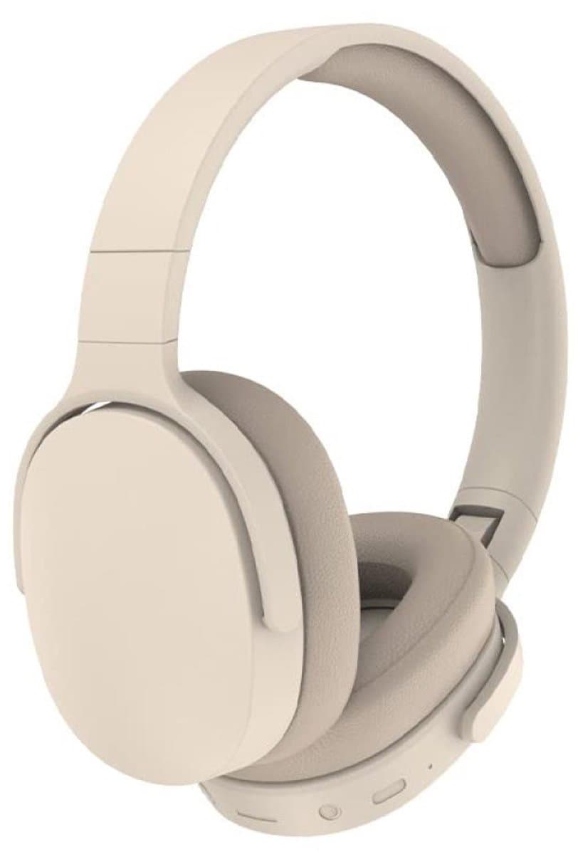 Ynkkvre - Bluetooth Headset - Koptelefoon - Hoofdtelefoon - Noise Cancelling - 12-Uurs Speeltijd En Hoge Fideliteit Geluid - 1 Stuk - Vouwbaar Ontwerp In Wit — afbeelding 1