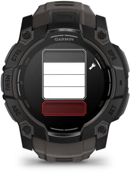 Garmin Instinct® 3 - Smartwatch - AMOLED - 50 mm - Black Bezel with Charcoal Band — thumbnail 9