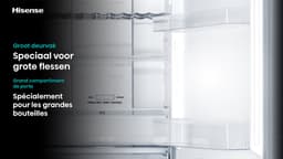 Hisense RB390N4BFC - Koel-vriescombinatie - 300 liter - No Frost - Inverter Compressor - Zwart - Energieklasse C - 35 dB - Super Cool & FastFreeze — thumbnail 12