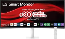 LG 34U601SA-W UltraWide Smart Monitor - Quad HD - WebOs - Apple AirPlay - Google Cast - 34 inch — thumbnail 2