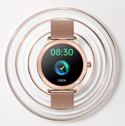 Darenci Smartwatch Flair Pro  - Smartwatch dames -Smartwatch heren -Activity Tracker- Touchscreen -Bluetooth bellen -Met extra bandje -Horloge -Stappenteller -Bloeddrukmeter -Verbrande calorieën -Zuurstofmeter -Spatwaterdicht -Zwart — thumbnail 20