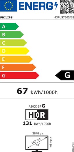 Philips 43PUS7505/62- 43 inch - 4K LED — thumbnail 2