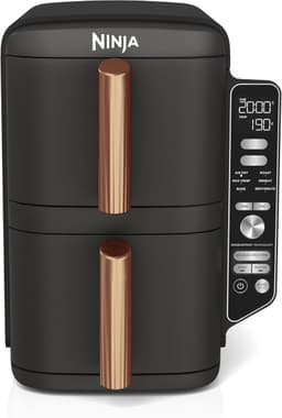Ninja Double Stack XL Airfryer (SL400EUCP) – 9,5L – Verticale Airfryer met 2 Lades & 4 Bereidingsniveaus – Ruimtebesparend – 6 Functies – Incl. Tang – 8 Porties — thumbnail 10