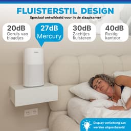 Sofresh luchtreiniger met app - 30 m² - Automatische stand + 6-in-1 filtersysteem - Luchtkwaliteitsindicator - Ionisator - UV - Luchtfilter - Air purifier met HEPA-filter — thumbnail 5