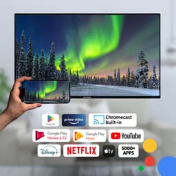 Salora 55QLEDTV - 55 Inch Smart TV - 4K TV - Smart TV - Televisie - QLED - Zwart - 2025 — thumbnail 8