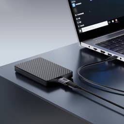Adapter USB C naar Micro B (2 stuks); USB 3.0 kabel 10 Gbps voor USB C harde schijf; compatibel met Toshiba; HDD; Seagate; WD; Galaxy S5 Note 3; HDD enz. — thumbnail 15