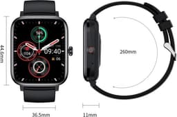 Belesy® HEAVEN – Smartwatch Dames – Smartwatch Heren – Horloge – 1.85" Kleurenscherm – Stappenteller – Hartslagmeter – Bloeddrukmeter – Slaapmonitor – Split Screen – Stembediening – Sportmodus – Bluetooth 5.1 – Goud - Moederdag — thumbnail 2