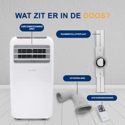 SereneLife Mobiele Airco - 9.000 BTU - 3-in-1 Draagbare Airconditioner - Afstandsbediening en Compleet Raammontage Uitlaatkit - Wit — thumbnail 8