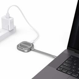 4smarts SSD Externe Behuizing geschikt voor M.2 2230 SSD - USB-C 3.2 Gen 2, 10 Gbps - Compatibel met MagSafe - Standaard - SSD Hoes voor o.a. MacBook, iPad Pro en Android - Grijs — thumbnail 2