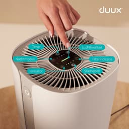 Duux Bright 2 Smart Luchtreiniger - 210 CADR geschikt voor 42m² - Air Purifier met Luchtkwaliteitsindicator en Ionisator - Zwart — thumbnail 2