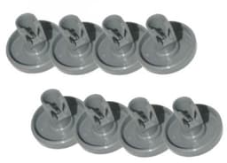 Vaatwasserwielen - Universeel vaatwasser wiel van onderkorf - Geschikt voor AEG Favorit, Privileg, Zanussi Accessoires voor bovenste onderste rekwielen - 8 stuks - 40 mm — thumbnail 1