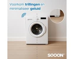 Wasmachine Trillingsdempers 4 stuks wit