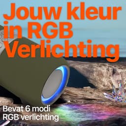 Xssive BSP05 Premium Bluetooth Speaker - 30W Vermogen - IPX6 Waterdicht - TWS Technologie - RGB Verlichting - Powerbank Functie - Groen — thumbnail 3