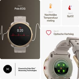 Polar Vantage M3 Multisport Smartwatch - Greige/goud - S en M/L — thumbnail 4