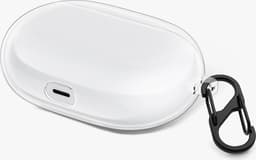 kwmobile Earphones Case for Beats Studio Buds Case - Clear TPU Silicone Earbuds Cover - Transparent — thumbnail 2