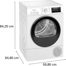 Siemens WT45H20ONL - iQ300 - Wasdroger - Warmtepompdroger - 8 kg - Zeer stil - Uitstekende droogresultaten met autoDry - Outdoor-programma: veilig drogen van waterafstotende kleding en buitenkleding — thumbnail 13