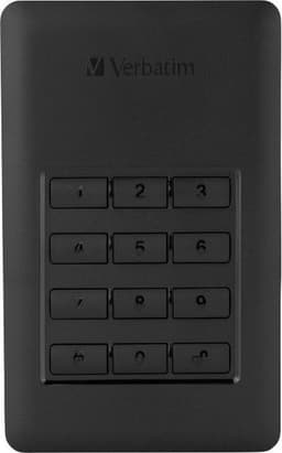 Verbatim Store'n'Go Secure 1TB externe harde schijf zwart — thumbnail 4