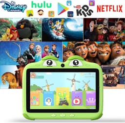 Mrs. Jones 7-inch Kids Tablet Android 7 inch Quad Core 2GB RAM 32GB ROM Children Tablet Kinderen with Youtube Google Play Geschikt Voor Jongens en Meisjes Van 3 Tot 14 Jaar Oud (Groen) . — thumbnail 8