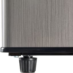 Gutent-Minikoelkast - 106L totaal - 60L koel en 46L vries - 7 temperaturen - LED-verlichting - Zilver en Zwart — thumbnail 8