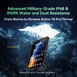 Blackview Active 10 pro Robuste Tablette 5G - 36GB RAM - 512GB ROM - 11 inch 180Hz - 30000 mAh 55W - 108MP+50MP Camera - 20MP Nachtzicht - GPS NFC - Zwart — thumbnail 7