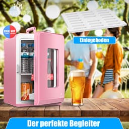 KESSER® Tafelmodel Koelkast 15 Liter AC DC 220-240V en 12V - Mini Koelkast Vrijstaand met Verwarmingsfunctie - Koelbox ideaal voor Auto en camperen - — thumbnail 8