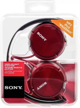 Sony MDR-ZX310 - On-ear koptelefoon - Rood — thumbnail 10