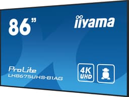 iiyama LH8675UHS-B1AG beeldkrant Digitale signage flatscreen 2,17 m (85.6") LCD Wifi 500 cd/m² 4K Ultra HD Zwart Type processor Android 11 24/7 — thumbnail 3