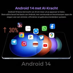 Mookes Tablet Android Snapdragon888 11Inch Hd 12GB 512GB 12000Mah 5G Dual Sim Bluetooth Wifi Gps Tafels - Black — thumbnail 4