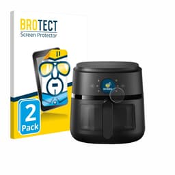 BROTECT - Screenprotector voor Philips Airfryer 2000 Gen 2 6,2L - Folie Beschermfolie transparant 2 Stuks — thumbnail 1