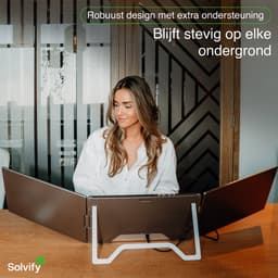 Portable Monitor 2x 16 inch Full HD - OneCable - Tri Screen Laptop Scherm Uitbreider - Extra Scherm Laptop - Draagbare Monitor - Plug & Play - Solvify — thumbnail 10