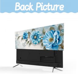 Televisie Hoes - TV Deksel - Stofvrij Houden - Zachte Bescherming - 55 inch - Bird2 Patroon — thumbnail 2