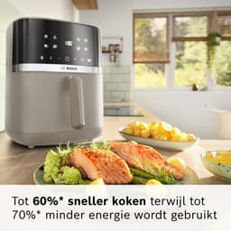 Bosch MAF462C0 Airfryer - Serie 4 - 6,1L - Ontdooifunctie - Dual heating - Warmhoudfunctie - 7 programma's - Tot 4 personen - Dark cream — thumbnail 9