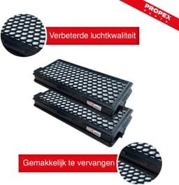 Propex Parts Stofzuigerfilter - Geschikt voor Miele 7226170 / 9616280 / SF-AH50 / SF-HA50 - HEPA filter - Eenvoudige installatie en Duurzaam - 2 stuks — thumbnail 2