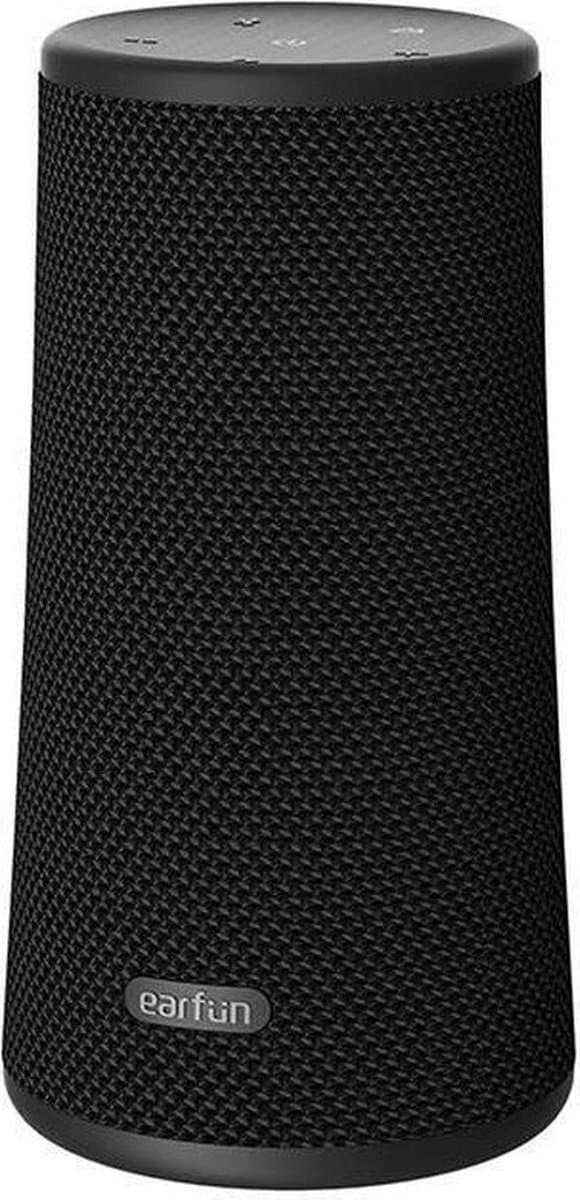 EarFun UBOOM® Draadloze bluetooth 5.0 speaker - IPX7 Waterproof - Ingebouwde microfoon - Activate Voice Assistant - 360° geluid - Zwart — afbeelding 1
