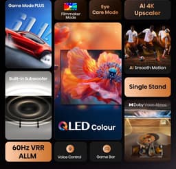 Hisense 75A79Q smart-tv 75 inch 4K QLED 60 Hz 2025 — thumbnail 6