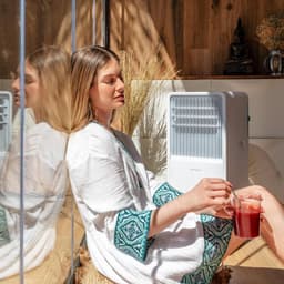 Draagbare airconditioner 7000 BTU met Afstandsbediening en LED-display - 4 Modi en 2 Snelheden — thumbnail 5