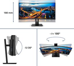 Philips 345B1C - QHD Curved Ultrawide Monitor - 100hz - 34 Inch — thumbnail 9
