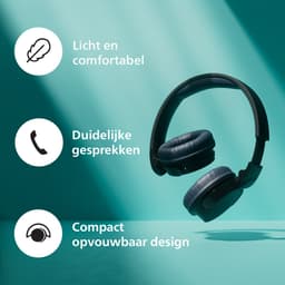 Philips TAH3209BK Bluetooth koptelefoon zwart — thumbnail 6