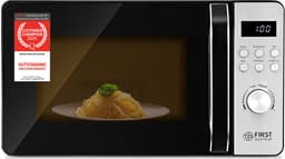 TZS First Austria Magnetron met Grill - 700W/800W - 20L - 8 programma’s - Digitaal - Zwart/RVS — thumbnail 1