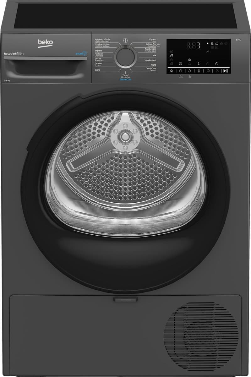 Beko BM3T3824A - OptiSense® - Warmtepompdroger - 8 kg — afbeelding 1