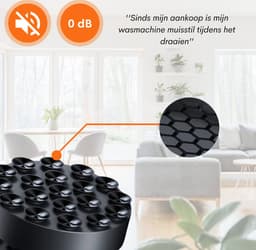 FLOOQ Wasmachine Dempers Pro Upgraded - Wasmachine Verhoger - Geschikt voor Wasmachine en Droger - 4 stuks — thumbnail 10