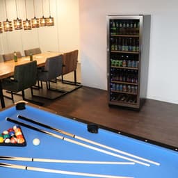 Bierkoelkast Brugge - glazen deur met RVS rand - 320 flessen - Koelkast horeca - Bier koelkast voor Thuis - Flessenkoelkast- Drank koelkast - Bierkast — thumbnail 6