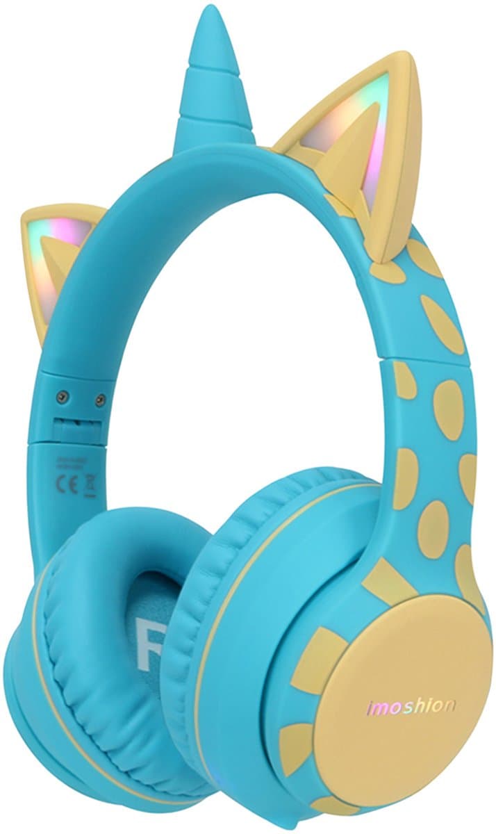 imoshion Kinder Koptelefoon Unicorn - Bluetooth en Decibelbegrenzer - Draadloze Koptelefoon Kinderen — afbeelding 1