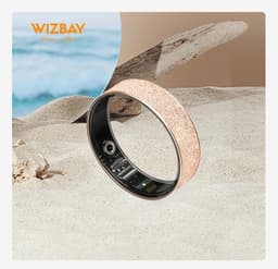 WizBay Premium Select® Zilveren FrostLook Smart Ring Dames Heren - Oplaad Case - Hypoallergeen - Hartslag & Slaap Monitor - IP68 Waterdicht - O2 Meting - Gesture Functie - Multiple Sport Modi - #10 — thumbnail 19