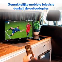 MEDION 47 cm (19 inch) HD TV (perfect voor camping, camper, vrachtwagen, tuin, 12V autoadapter, Triple Tuner, HDMI, USB), MD 819000 — thumbnail 3
