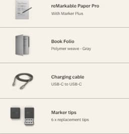 reMarkable Paper Pro met Marker Plus en Bruine Magnetische Hoes - digitaal notitieblok — thumbnail 8